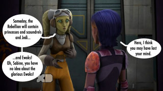 Illustration for article titled Star Wars Rebels Finally Focuses On Its Badass Female Characters